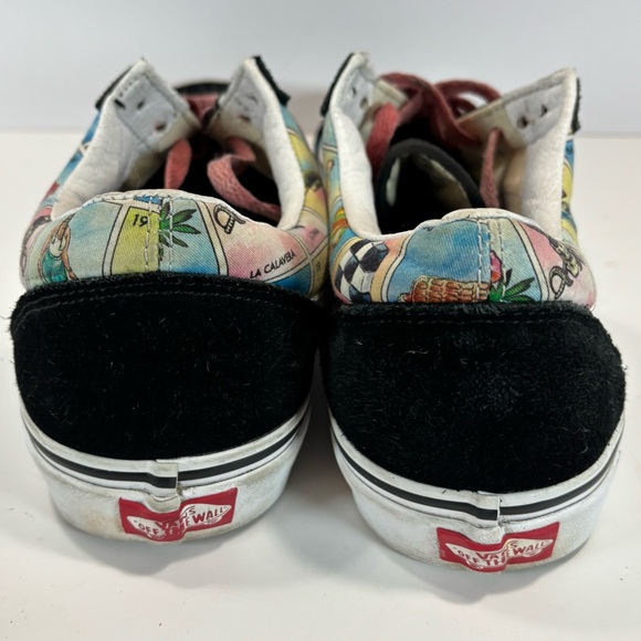Vans Old Skool Shoes Men 10.5/W 12 Colorful Loteria Patchwork Los Skate Sneakers - Picture 5 of 8
